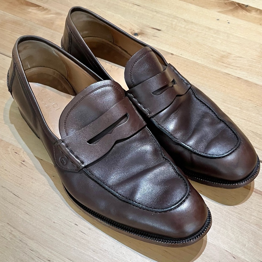 Gucci Brown Loafers -Size 11